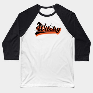 Witchy | Halloween Design Baseball T-Shirt